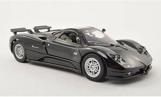 Pagani Zonda C12 1/24 Motormax black diecast model cars