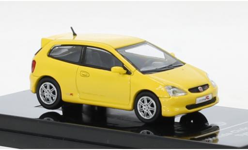 Diecast model cars Honda Civic 1/64 Para64 Type R (EP3) yellow 2001 Honda Civic 1/64 Para64 Type R (EP3) yellow 2001 diecast model cars