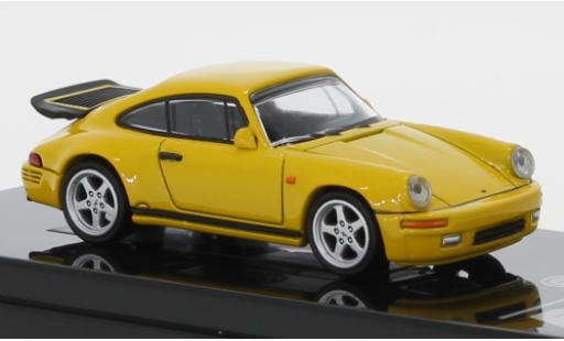 Diecast model cars Ruf CTR 1/64 Para64 yellow 1987 Basis: Porsche 911 Carrera 3.2 (964) Ruf CTR 1/64 Para64 yellow 1987 Basis: Porsche 911 Carrera 3.2 (964) diecast model cars