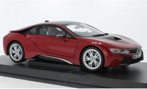Bmw i8 1/18 Paragon red diecast model cars