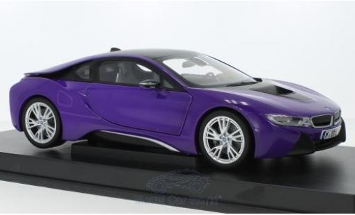 Bmw i8 1/18 Paragon purple diecast model cars