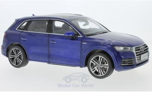 Diecast model cars Audi Q5 1/18 Paudi L metallic blue 2018 Audi Q5 1/18 Paudi L metallic blue 2018 diecast model cars