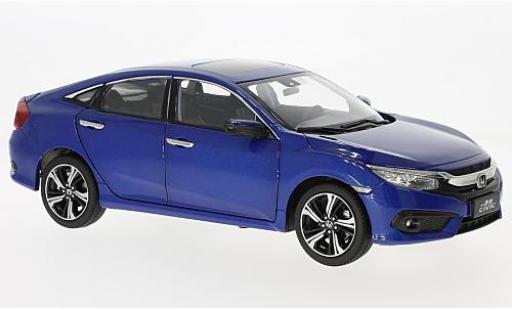 Diecast model cars Honda Civic 1/18 Paudi metallic blue 2016 Honda Civic 1/18 Paudi metallic blue 2016 diecast model cars