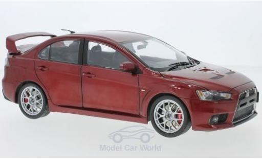 Diecast model cars Mitsubishi Lancer 1/18 Paudi EVO X metallic red RHD Mitsubishi Lancer 1/18 Paudi EVO X metallic red RHD diecast model cars
