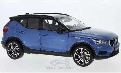 Diecast model cars Volvo XC 1/18 Paudi 40 metallic blue 2018 Volvo XC 1/18 Paudi 40 metallic blue 2018 diecast model cars