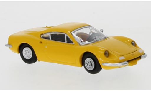 Diecast model cars Ferrari Dino 1/87 PCX87 246 GT yellow 1969 Ferrari Dino 1/87 PCX87 246 GT yellow 1969 diecast model cars