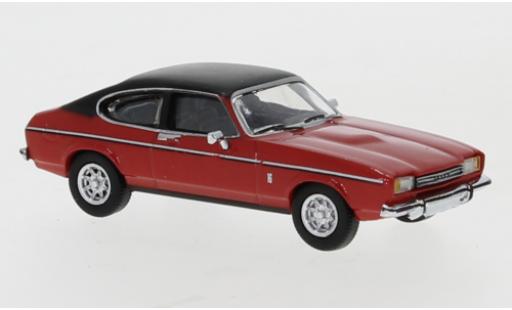 Diecast model cars Ford Capri 1/87 PCX87 MK II red/matt-black 1974 Ford Capri 1/87 PCX87 MK II red/matt-black 1974 diecast model cars