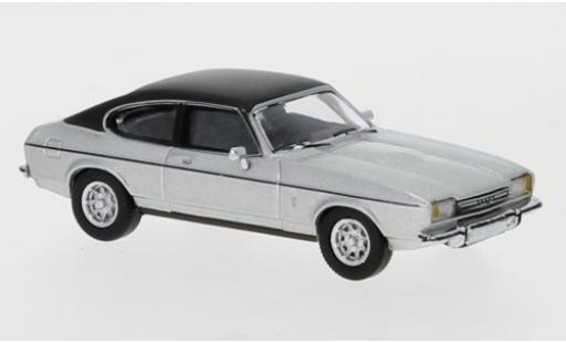 Diecast model cars Ford Capri 1/87 PCX87 MK II grey/matt-black 1974 Ford Capri 1/87 PCX87 MK II grey/matt-black 1974 diecast model cars