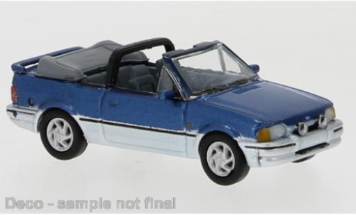 Diecast model cars Ford Escort 1/87 PCX87 IV Cabriolet metallic blue/grey 1986 Ford Escort 1/87 PCX87 IV Cabriolet metallic blue/grey 1986 diecast model cars