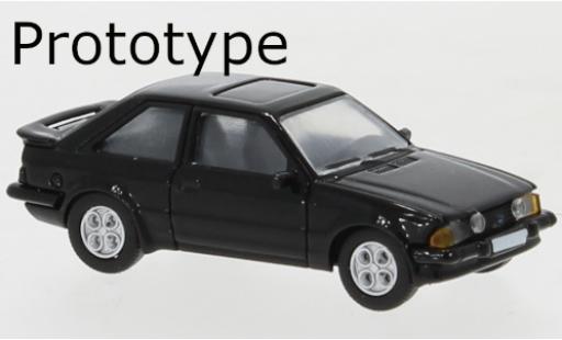 Diecast model cars Ford Escort 1/87 PCX87 MK III XR3 black 1981 Ford Escort 1/87 PCX87 MK III XR3 black 1981 diecast model cars