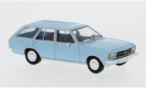 Diecast model cars Opel Rekord 1/87 PCX87 D Caravan blue 1972 Opel Rekord 1/87 PCX87 D Caravan blue 1972 diecast model cars
