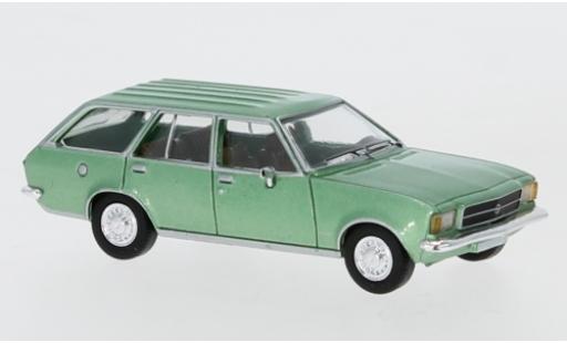 Diecast model cars Opel Rekord 1/87 PCX87 D Caravan metallic green 1972 Opel Rekord 1/87 PCX87 D Caravan metallic green 1972 diecast model cars