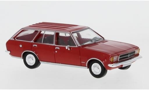 Diecast model cars Opel Rekord 1/87 PCX87 D Caravan red 1972 Opel Rekord 1/87 PCX87 D Caravan red 1972 diecast model cars