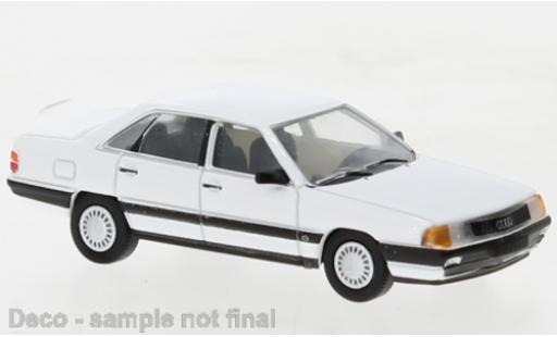 Audi 100 1/87 PCX87 (C3) white 1982 diecast model cars