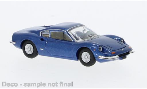 Ferrari Dino 1/87 PCX87 246 GT metallise blue 1969 diecast model cars