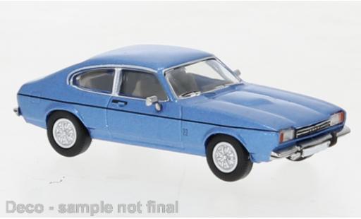 Ford Capri 1/87 PCX87 MK II metallise blue 1974 diecast model cars