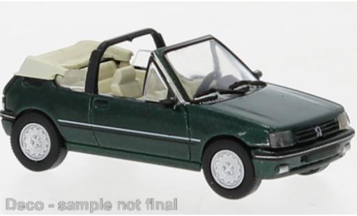 Diecast model cars Peugeot 205 1/87 PCX87 cabriolet metallise green foncé 1986 Peugeot 205 1/87 PCX87 cabriolet metallise green foncé 1986 diecast model cars
