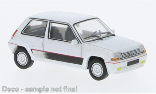 Diecast model cars Renault 5 1/87 PCX87 GT Turbo metallise white 198 Renault 5 1/87 PCX87 GT Turbo metallise white 198 diecast model cars