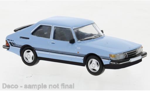 Saab 900 1/87 PCX87 Turbo blue/Dekor 1986 diecast model cars