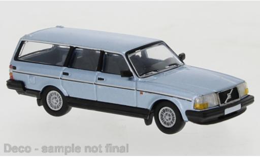 Diecast model cars Volvo 240 1/87 PCX87 GL Kombi metallise blue 1989 Volvo 240 1/87 PCX87 GL Kombi metallise blue 1989 diecast model cars