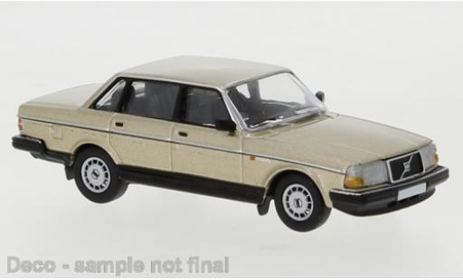 Diecast model cars Volvo 240 1/87 PCX87 metallise beige 1989 Volvo 240 1/87 PCX87 metallise beige 1989 diecast model cars