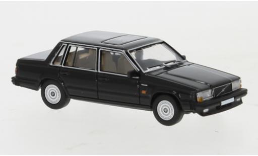 Volvo 740 1/87 PCX87 black 1984 diecast model cars