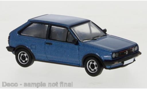 Diecast model cars Volkswagen Polo 1/87 PCX87 II Coupe metallic blue 1985 Volkswagen Polo 1/87 PCX87 II Coupe metallic blue 1985 diecast model cars