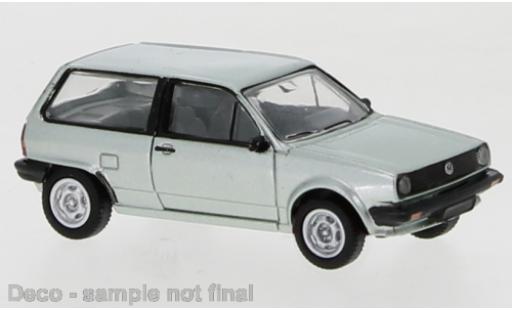 Volkswagen Polo 1/87 PCX87 II metallic green 1985 diecast model cars