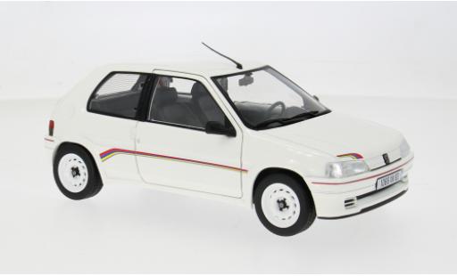 Diecast model cars Peugeot 106 Rally 1.3 weiss/Dekor 1993 1/18 Norev
