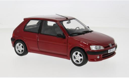 Peugeot 106 1/18 Norev S16 rot 1998 1:18 diecast model cars