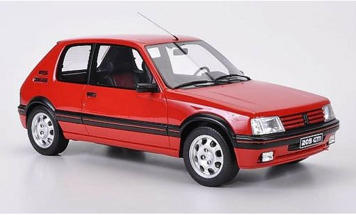 Peugeot 205 GTI 1/12 Ottomobile 1900 red diecast model cars
