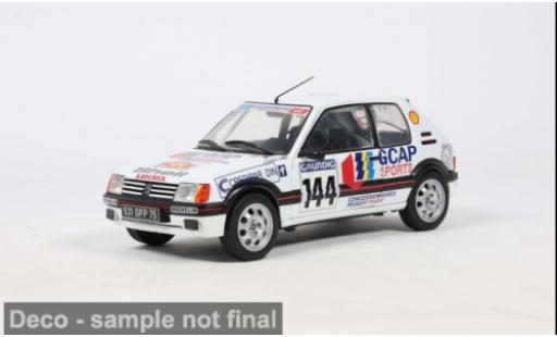 Diecast model cars Peugeot 205 GTi Rallye du Var 1987 #144 F.Delecour 1/18 Solido