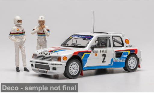 Peugeot 205 1/43 IXO Turbo 16 Rally Monte Carlo 1985 #2 A.Vatanen/T.Harryman 1:43 diecast model cars