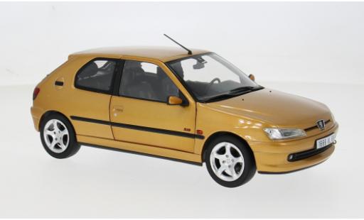Diecast model cars Peugeot 306 S16 gelb 1997 1/18 Norev