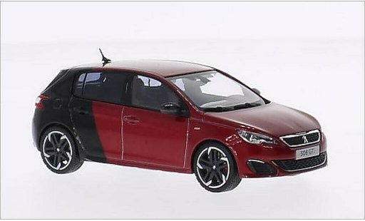 Peugeot 308 GTI 1/43 Norev metallic red/black 2015 diecast model cars