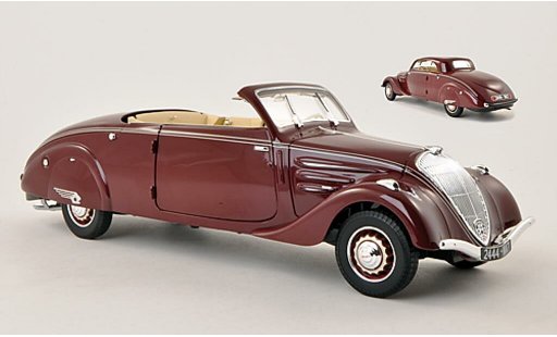 Peugeot 402 Eclipse 1/18 Norev red 1937 diecast model cars
