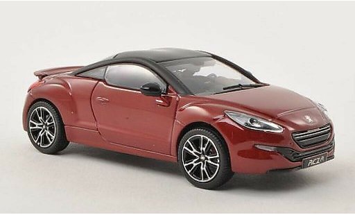 Peugeot RCZ R 1/43 Norev red/matt-black 2013 diecast model cars