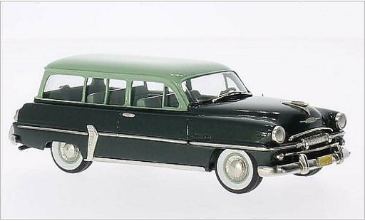 Plymouth Belvedere Suburban 1/43 Brooklin metallic green/green 1954 diecast model cars