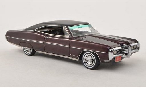 Pontiac Bonneville Hardtop 1/43 Neo Coupe red/matt-black 1968 diecast model cars
