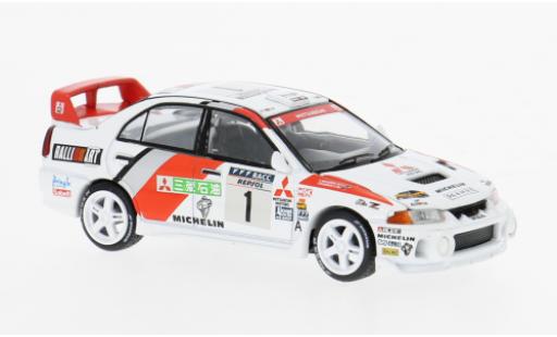 Mitsubishi Lancer 1/64 Pop Race Evo IV Rally Catalunya 1997 Ralliart #1 1:64 diecast model cars