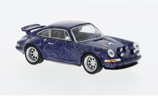 Diecast model cars Porsche 911 1/64 Pop Race Singer Mulholland conduire blue/Décorer Porsche 911 1/64 Pop Race Singer Mulholland conduire blue/Décorer diecast model cars