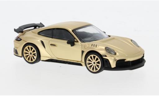 Porsche 992 S 1/64 Pop Race tinger GTR gold 1:64 diecast model cars