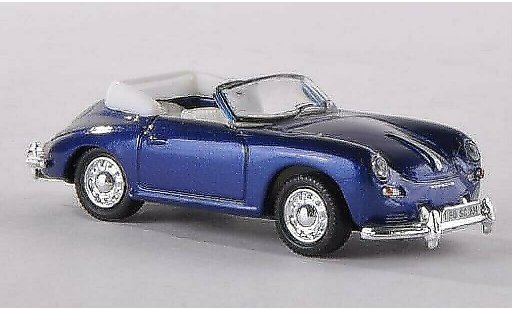 Porsche 356 A A 1/87 Schuco Convertible blue diecast model cars