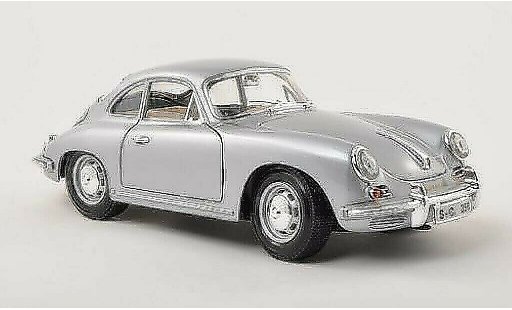 Porsche 356 B B 1/18 Burago grey 1961 diecast model cars