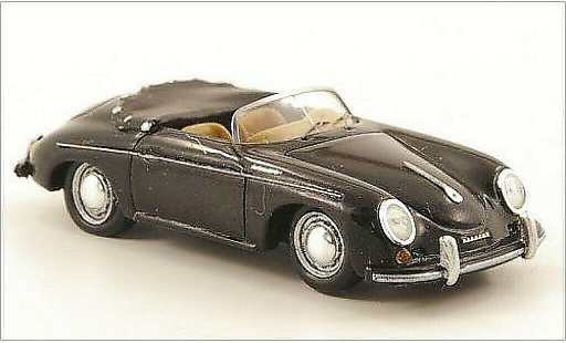 Porsche 356 Speedster 1/87 Spark black 1958 diecast model cars