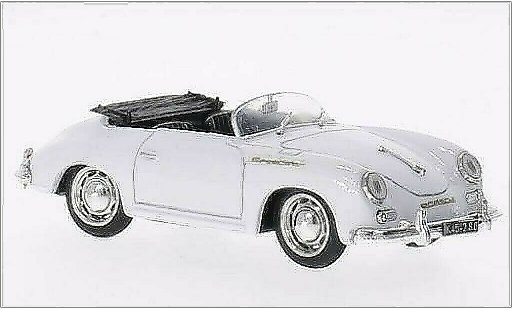 Porsche 356 Speedster 1/43 Brumm white 1950 diecast model cars