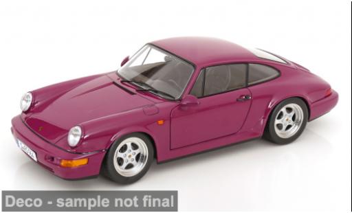 Diecast model cars Porsche 911 RS pink 1992 1/12 KK Scale