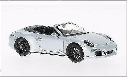 Porsche 911 GTS 1/43 Schuco Carrera 4 Convertible grey 2014 diecast model cars