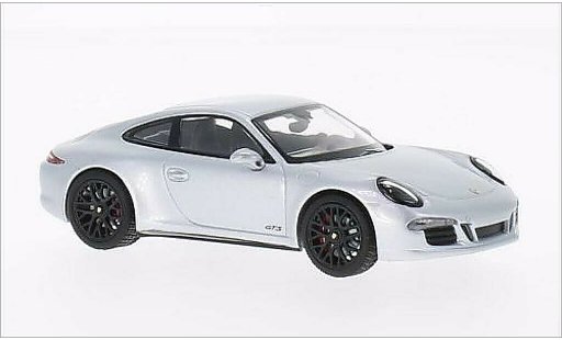 Porsche 911 GTS 1/43 Schuco Carrera 4 grey diecast model cars