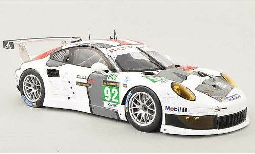Porsche 911 R 1/18 Spark No.92 AG Team Manthey 24h Le Mans 2013 /.Lietz diecast model cars